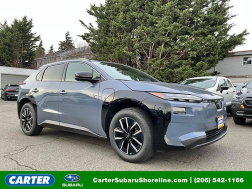 Harbor Mist Gray Pearl Paint 2026 Subaru Solterra Premium