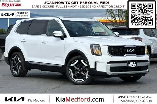 Glacial White Pearl 2024 Kia Telluride EX