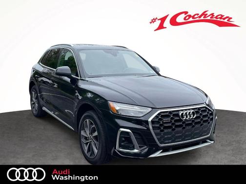 Mythos Black Metallic 2023 Audi Q5 45 S line Premium Plus