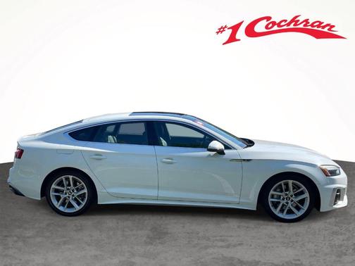 Arkona White 2024 Audi A5 Sportback S line Premium Plus