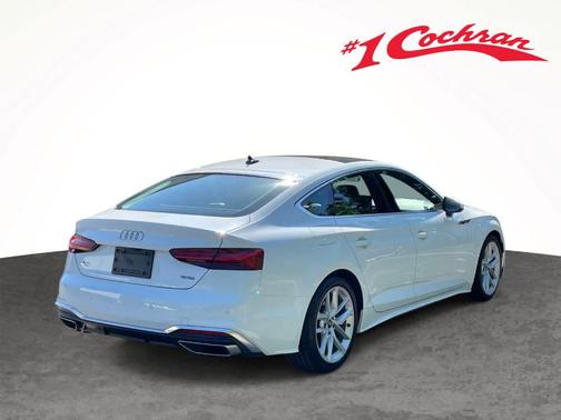 Arkona White 2024 Audi A5 Sportback S line Premium Plus