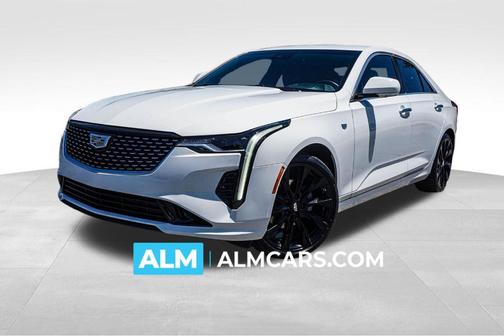 Summit White 2021 Cadillac CT4 Premium Luxury