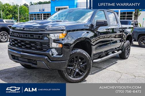 Black 2026 Chevrolet Silverado 1500 Custom Trail Boss