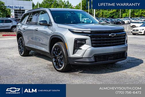 Sterling Gray Metallic 2026 Chevrolet Traverse LT