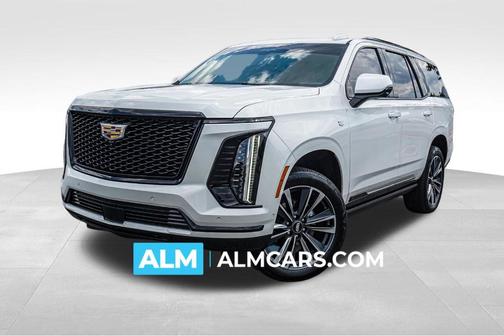 Crystal White Tri-Coat 2025 Cadillac Escalade Sport