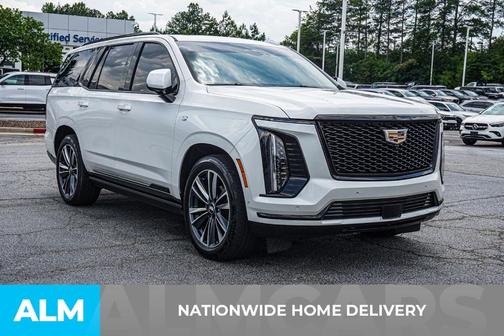 Crystal White Tri-Coat 2025 Cadillac Escalade Sport