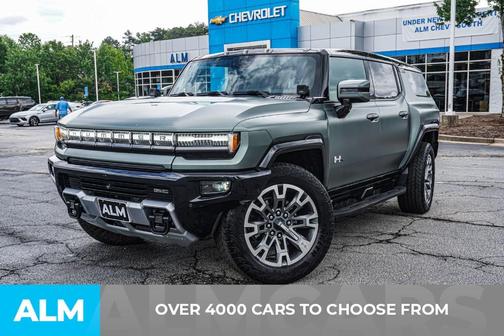 Green Matte 2024 GMC HUMMER EV SUV 3X
