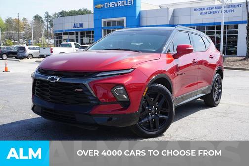 Radiant Red 2024 Chevrolet Blazer RS