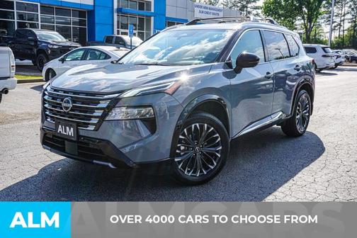 Boulder Gray Metallic 2025 Nissan Rogue Platinum