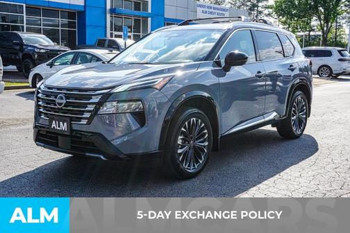 Boulder Gray Metallic 2025 Nissan Rogue Platinum