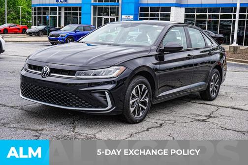Deep Black Pearl Effect 2025 Volkswagen Jetta 1.5T S