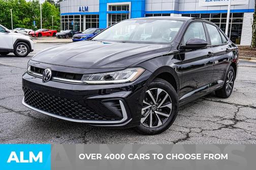 Deep Black Pearl Effect 2025 Volkswagen Jetta 1.5T S