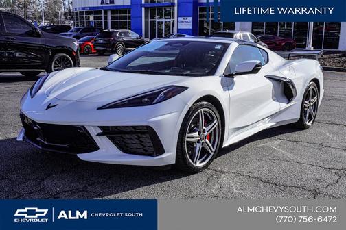 Arctic White 2026 Chevrolet Corvette Stingray w/2LT