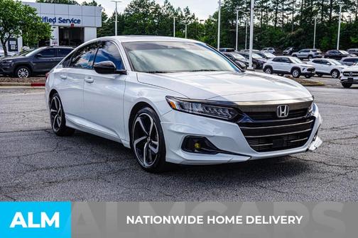 White 2021 Honda Accord Sport 2.0T