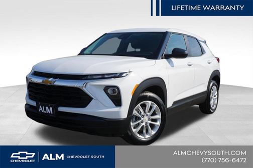 Summit White 2026 Chevrolet Trailblazer LS