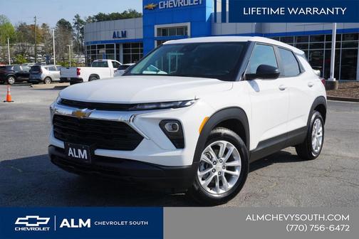 Summit White 2026 Chevrolet Trailblazer LS