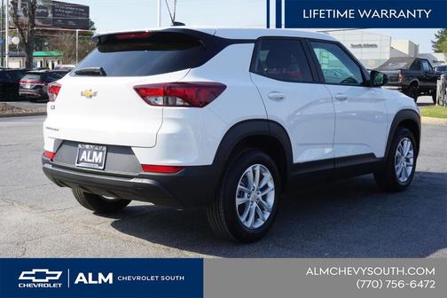 Summit White 2026 Chevrolet Trailblazer LS