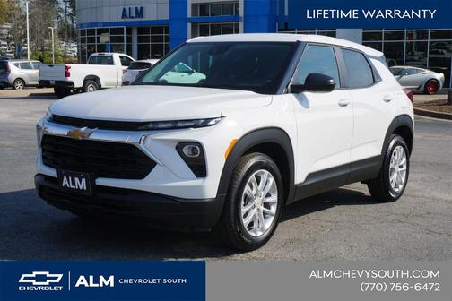 Summit White 2026 Chevrolet Trailblazer LS