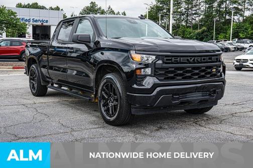 Black 2024 Chevrolet Silverado 1500 Custom