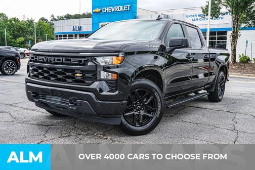 Black 2024 Chevrolet Silverado 1500 Custom