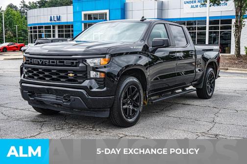 Black 2024 Chevrolet Silverado 1500 Custom