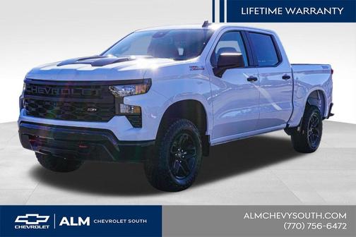 Summit White 2026 Chevrolet Silverado 1500 Custom Trail Boss