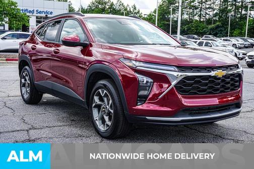 Crimson Metallic 2025 Chevrolet Trax LT