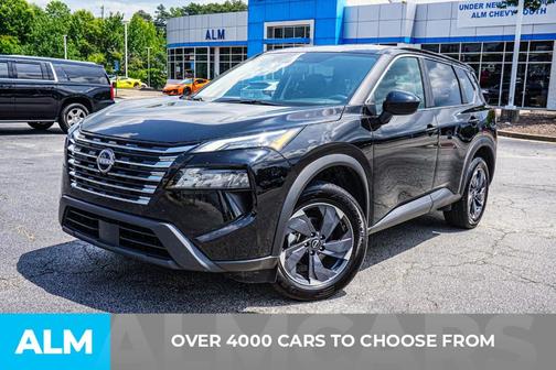 Super Black 2025 Nissan Rogue SV