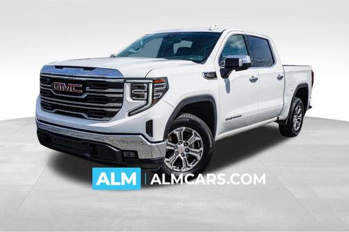 Summit White 2025 GMC Sierra 1500 SLT