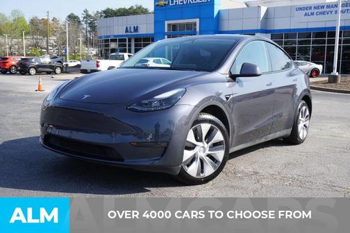 Silver 2023 Tesla Model Y Long Range