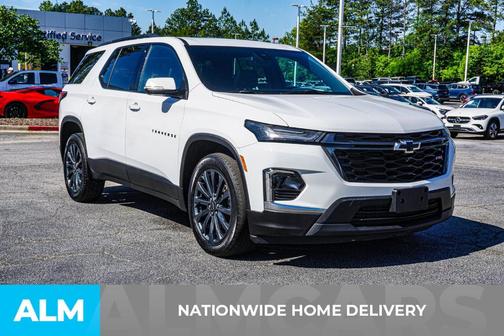 Summit White 2023 Chevrolet Traverse RS