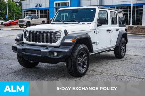 Bright White Clearcoat 2025 Jeep Wrangler Sport