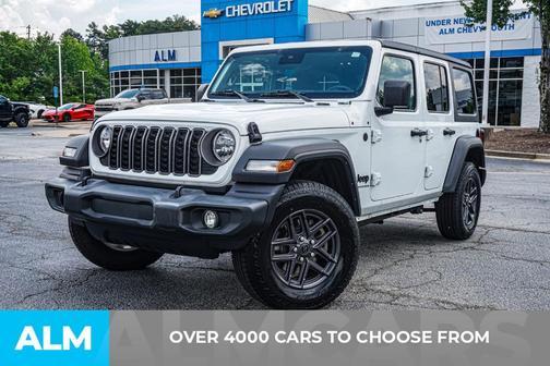 Bright White Clearcoat 2025 Jeep Wrangler Sport