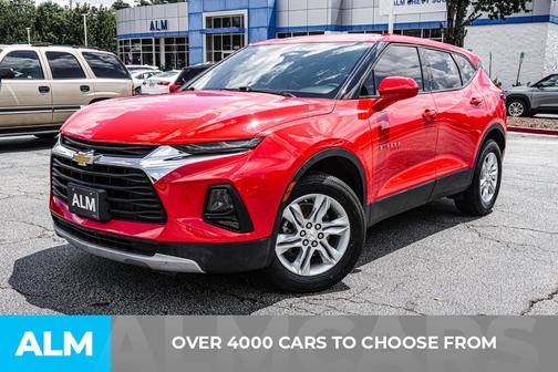 Red 2021 Chevrolet Blazer 1LT