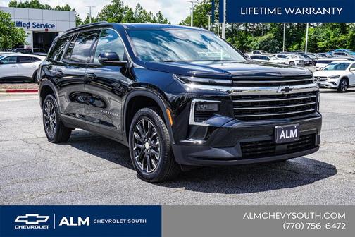 Mosaic Black Metallic 2026 Chevrolet Traverse LT