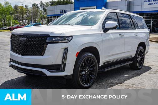 Crystal White Tri-Coat 2024 Cadillac Escalade Premium Luxury