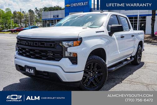 Summit White 2026 Chevrolet Silverado 1500 Custom