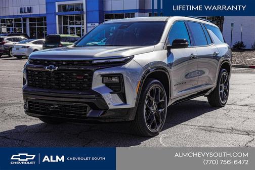 Sterling Gray Metallic 2026 Chevrolet Traverse RS