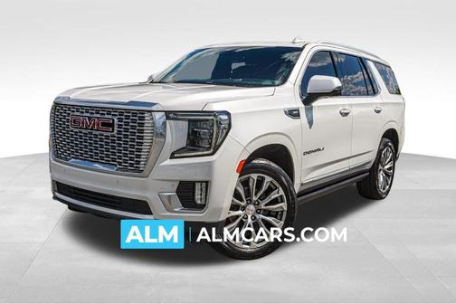 White Frost Tri-Coat 2021 GMC Yukon Denali