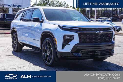 Polar White 2026 Chevrolet Traverse RS