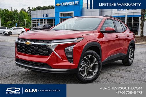 Red 2026 Chevrolet Trax LT
