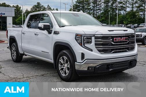 Summit White 2025 GMC Sierra 1500 SLT