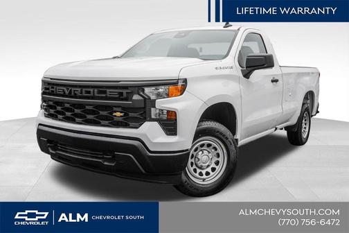 Summit White 2026 Chevrolet Silverado 1500 WT Truck