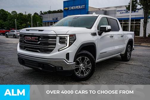 Summit White 2024 GMC Sierra 1500 SLT