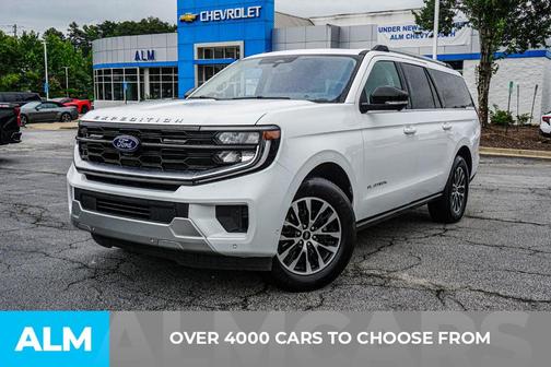 Oxford White 2025 Ford Expedition Max Platinum