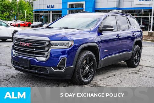 Ultra Blue Metallic 2023 GMC Acadia AT4