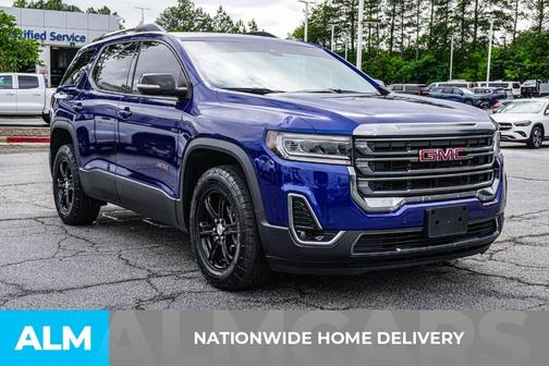 Ultra Blue Metallic 2023 GMC Acadia AT4