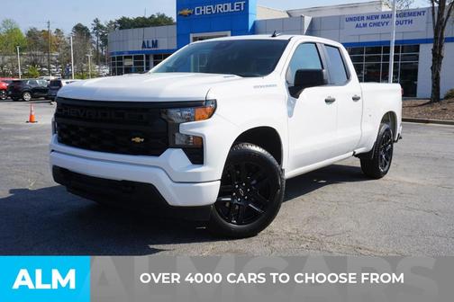 Summit White 2026 Chevrolet Silverado 1500 Custom