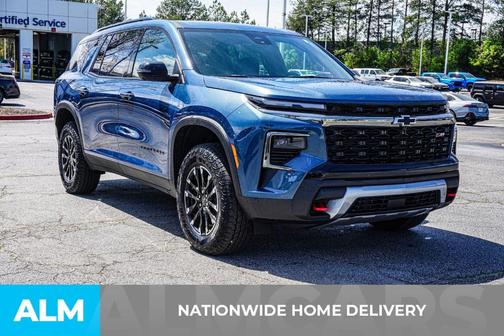 Lakeshore Blue Metallic 2024 Chevrolet Traverse Z71