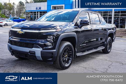 Black 2026 Chevrolet Silverado EV LT